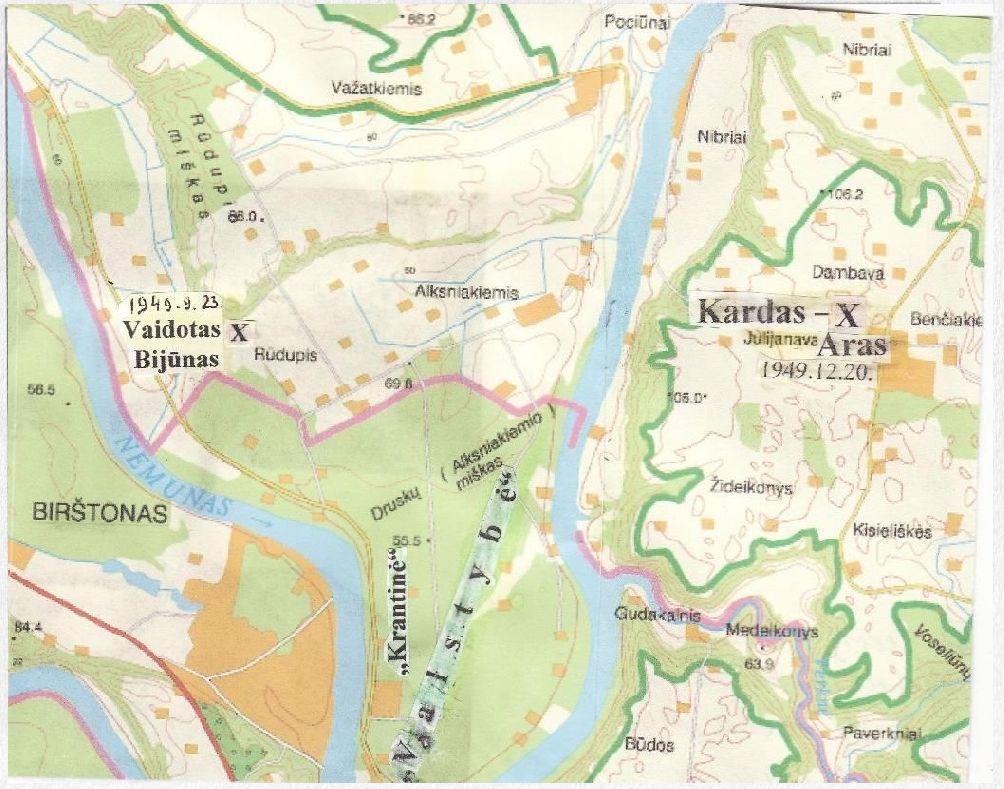 Partizano Jono Valatkos-Kardo žūties vieta